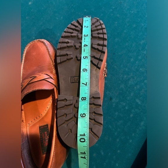 G.H. Bass & Co. Brown Leather Loafers with Braided Accent - Picture 8 of 8